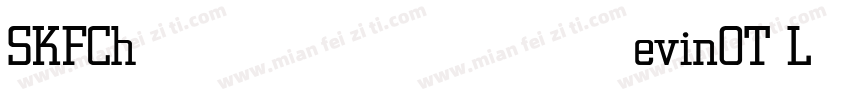 SKFChevinOT Light字体转换